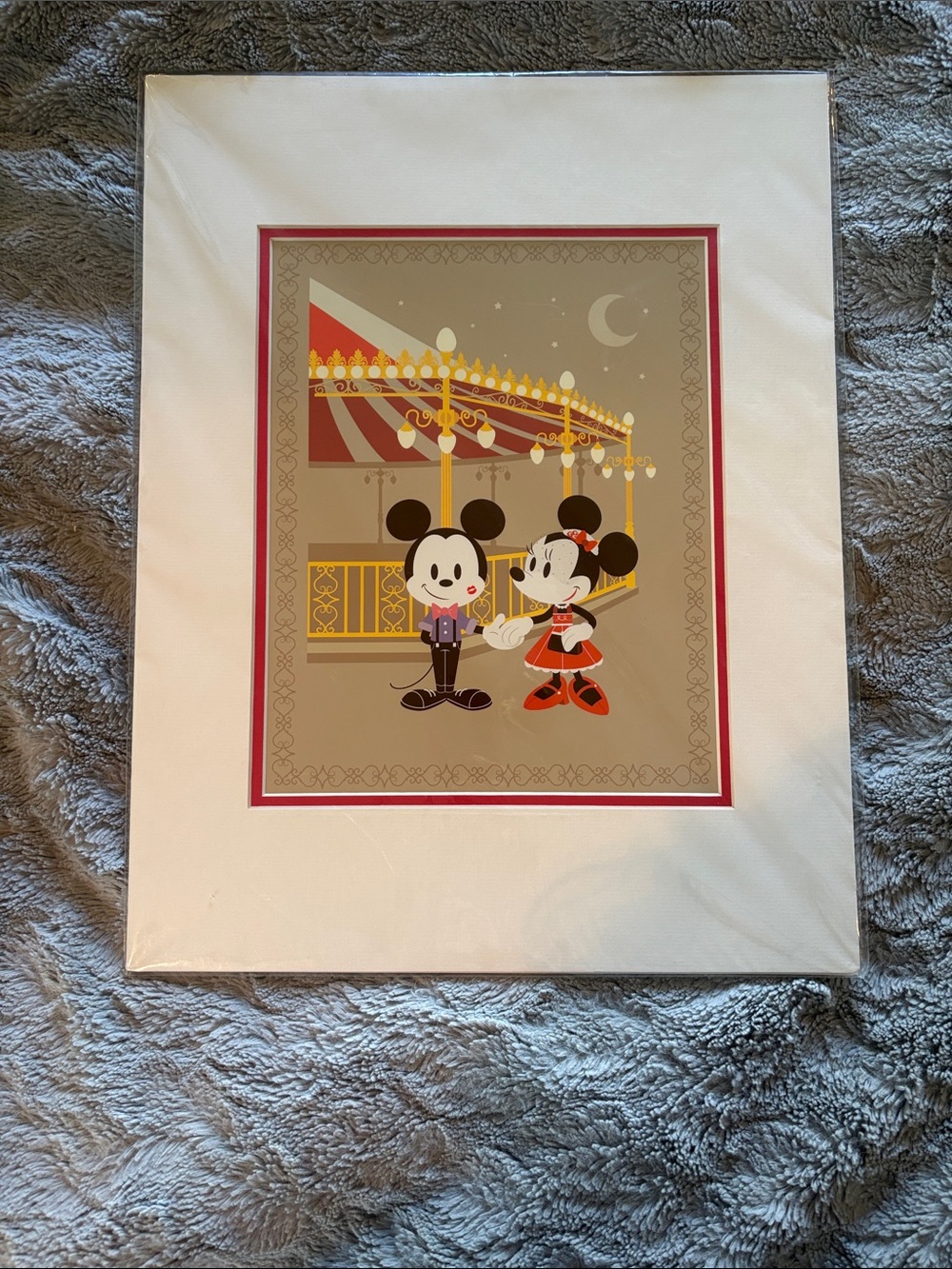 Disney Jarrod Maruyama "Date Night" Art Print - White